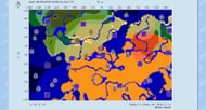 The chunk map based on the seed (Image via ChunkBase)